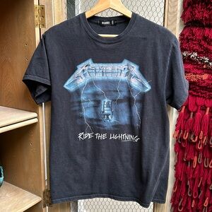 Missguided Metallica Ride The Lighting T-Shirt